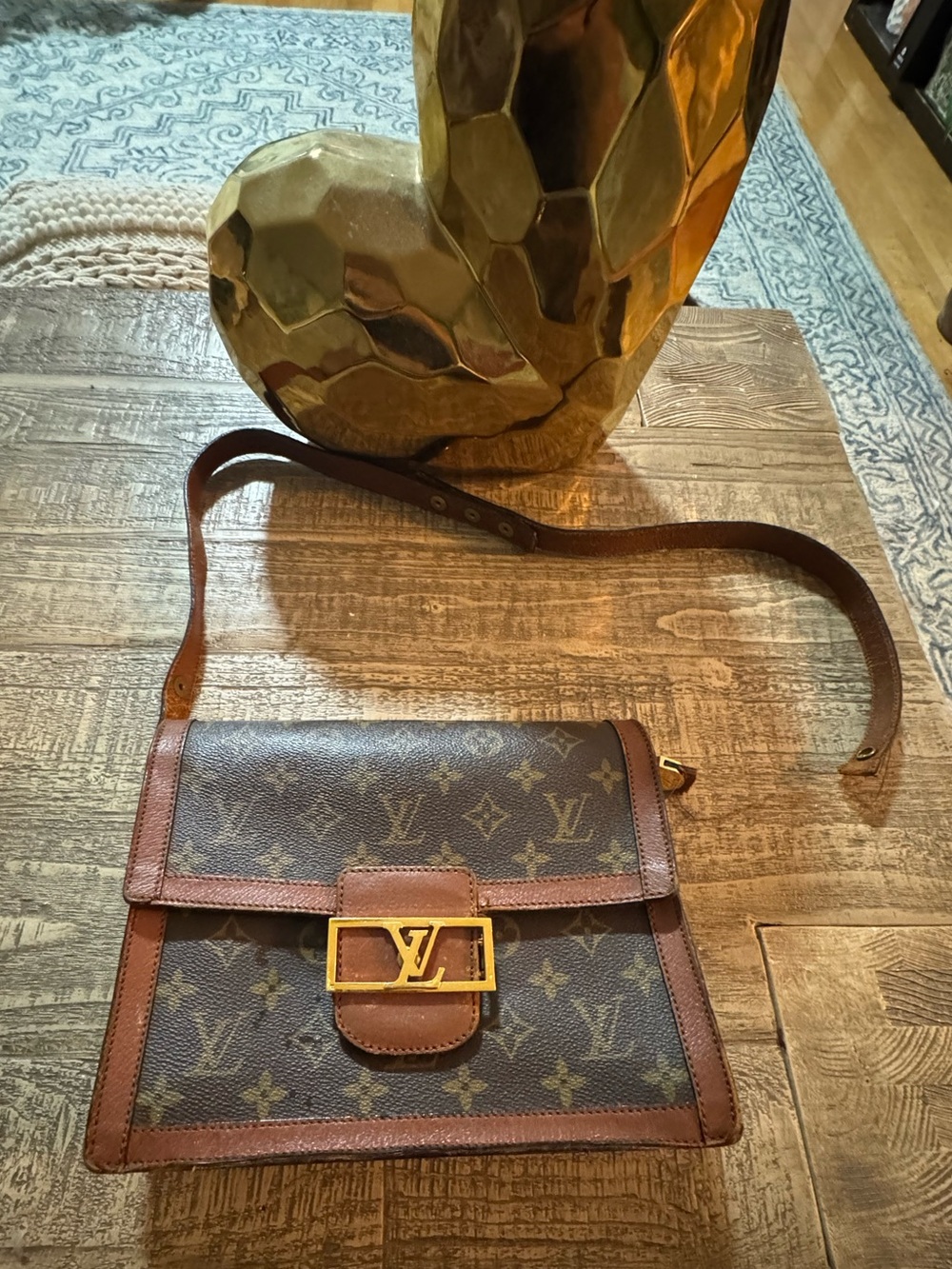 Louis Vuitton vintage dauphine shoulder bag monogram canavas